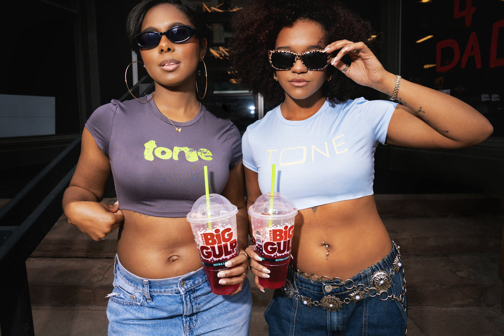 Distressed Titled Token Tee